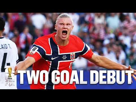 Norway's Erling Haaland Bags Two Goals in First Half of His FIFA World Cup™ Debut