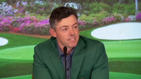 Rory McIlroy fights back tears in tribute to caddie Harry Diamond after Masters win
