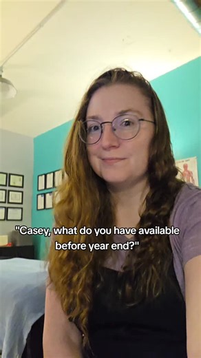 Casey's Massage Therapy 📍 YQR > RMT on Instagram: "I said this last Friday, and I'll say it again today, there is a cancellation list till year end. On the bright side? January appointments are available!"