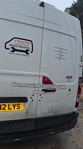 Automated Gas Struts for Van Rear Barn Doors