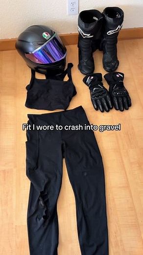 Motorcycle Crash: What I Wore & Road Rash