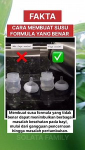 Ternyata ini ya Bun cara yang benar membuat susu formula bayi 🔽 ➡️ tuang air terlebih dahulu baru susu ya, bukan susu dulu baru air semoga informasi ini bermanfaat ya ❤ #fyp #fbpro #reels #bayi #susu #viral #jangkauanluas | Sitti Khadijah