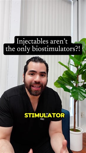 Not all biostimulators come in a syringe. 👀 The best skin regeneration doesn’t always mean adding volume — sometimes it means activating your own cells. Laser light is a powerful biostimulator that targets: ✨ Hyperpigmentation ✨ Collagen stimulation ✨ Skin texture ✨ Redness & rosacea ✨ Skin tightening Instead of filling the face, advanced laser technology biohacks your skin by triggering natural collagen production and cellular regeneration. No puffiness. No overfilled look. Just stronger, clea