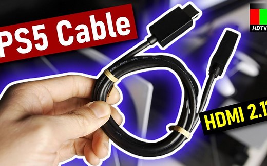 PS5附赠HDMI线规格测试