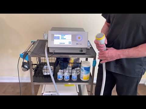How to setup and use the orthogold 100 softwave therapy machine
