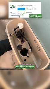 28K views · 191 reactions | Adjust Toilet Water Level #homeowner #diy #toilet | Everyday Home Repairs | Facebook