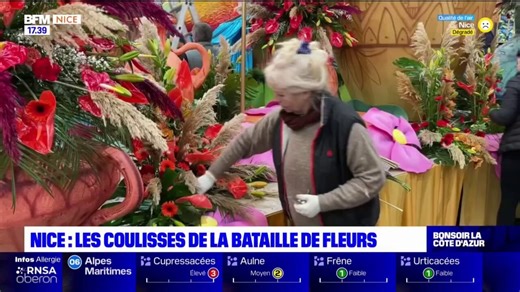 Nice: dans les coulisses de la bataille de fleurs du carnaval