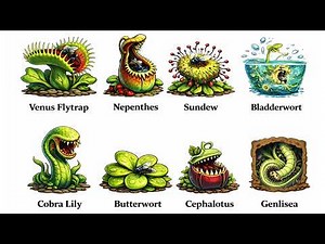 Every Carnivorous Plant and Its BRUTAL Traps Explained in 8 Minutes