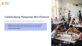 Cyberbullying Response Mini Pr | Digital Safety & Citizenship PowerPoint Lesson