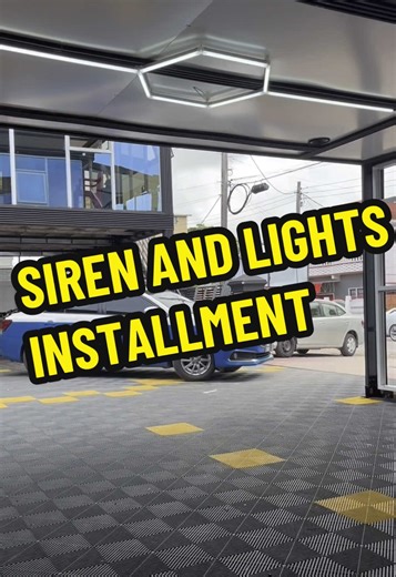 Providing premiere service to our local law enforcement — siren and light installation complete and ready for duty!
