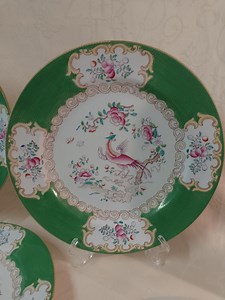 RARE Antique MINTONS Plates COCKATRICE Chartreuse Green. 23cm. Hand Painted Enamel Paint. Bone China. Made in England - Etsy Australia