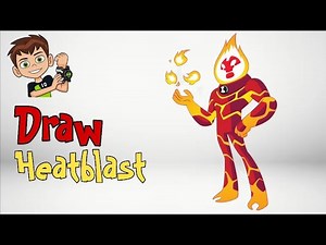HOW TO DRAW HEATBLAST || BEN 10 || CARTOON NETWORK | #DRAWING #BEN10
