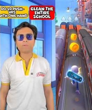 Iron Man Got 2 Choices 😳 50 One-Hand Push Ups OR Clean the School! 🤣 | Avengers Comedy #shorts