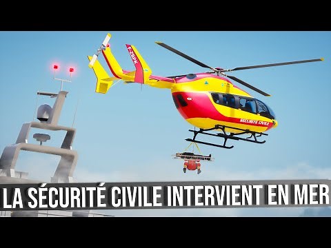 [GTA 5] SAUVETAGE EN MER AVEC L'HÉLICOPTERE | SÉCURITÉ CIVILE