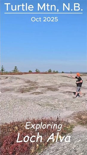 Turtle Mountain, N.B. - Exploring Loch Alva #shorts #hiking #mountainview #newbrunswickcanada