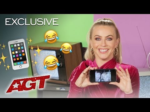 LOL! Julianne Hough Reveals What's In Her Phone - America's Got Talent 2019