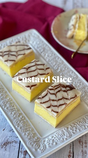 125K views · 10K reactions | ✨Custard Slice✨ This classic treat is...