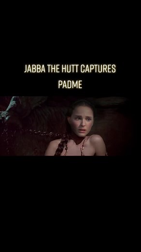 Padme Captured by Jabba the Hutt: Star Wars Deepfake Scene