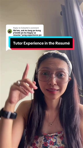 Resume Tips: Tutoring Experience for Teachers