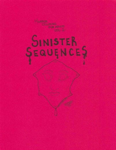 Horror Coloring Book for Adults Vol. 2: Sinister Sequences - Etsy