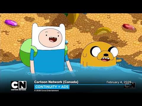 Cartoon Network (Canada) continuity + ads | February 4, 2026