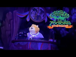 Clawhauser Animatronic Up Close | Zootopia: Better Zoogether! | Disney's Animal Kingdom 2025