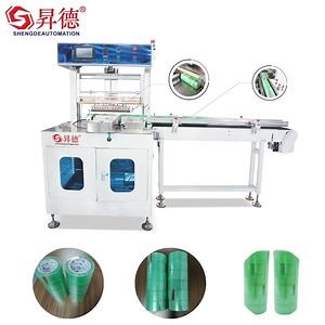 [Hot Item] Automatic Shrink Wrapping Machine for 6 Roll Shrink BOPP Electrical Cloth Thermal Label Tape Side Sealing Packing Packaging
