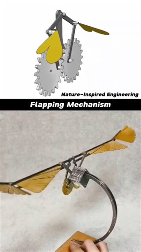 Mechanical Design on Instagram: "Flapping Mechanism #engineering #3ddesign #mechanism #cad"