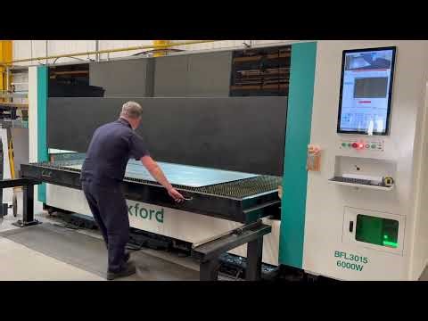 Boxford BFL3015 6kw Fibre Laser Cutter UK - Cutting Replacement Slats