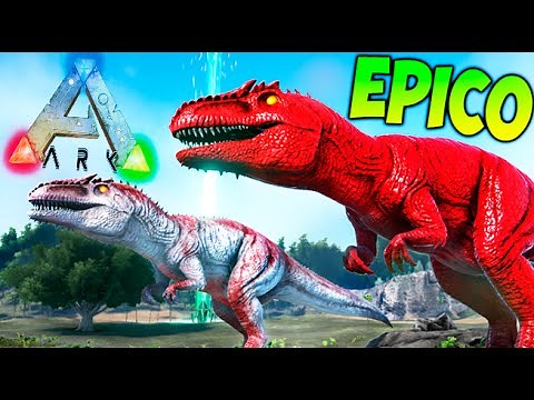 SUPER GIGANOTOSAURIO ALPHA !! EPICO SUPERVIVENCIA EXTREMA ARK SURVIVAL EVOLVED MODS Makigames