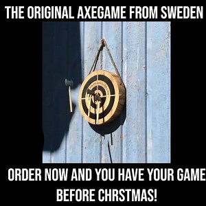 30 reactions · 9 comments | Order now and get the original Axegame before christmas. | Small Viking Axe Game | Facebook