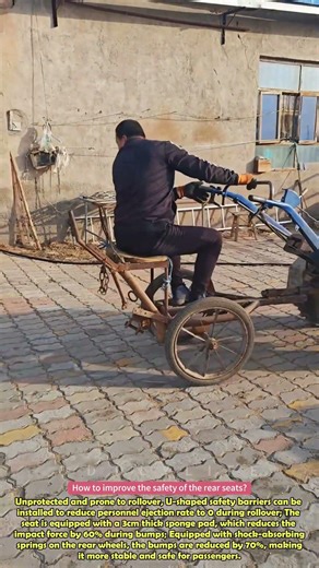 DIY Tractor Rear Seat For passengers and loads #practical #diy #clever #wonder