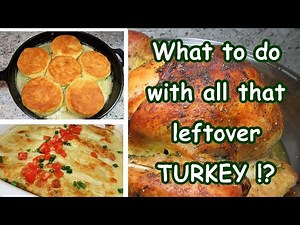 EASY Recipes For That Leftover Thanksgiving TURKEY | Simple Turkey Recipes
