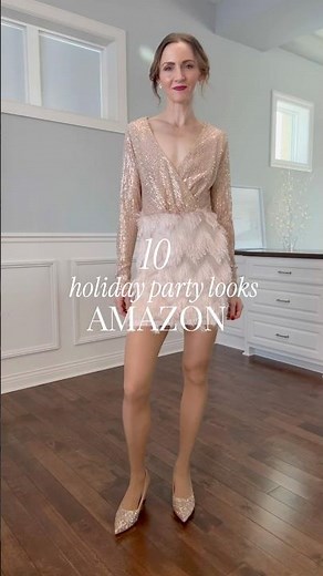 *NEW* Affordable holiday party looks from Amazon! #amazonfashion #holidayparty #festiveoutfitideas