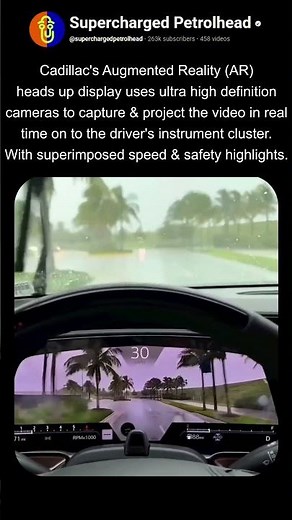 Cadillac Augmented Reality HUD