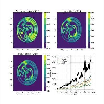 SIR reaction-diffusion equation