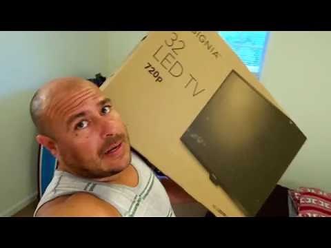 Deal Alert - Insignia LED 32 inch TV 720P - $119 - Unbox & Set up