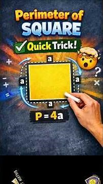 Perimeter of Square Made Easy! | Maths Shortcut | Sir Iqbal Singh| ‪@justmaths_1‬