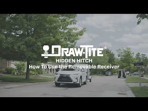 Attaching Accessories and Towing - Using the Removable 2in Receiver - HIDDEN HITCH by Draw-Tite