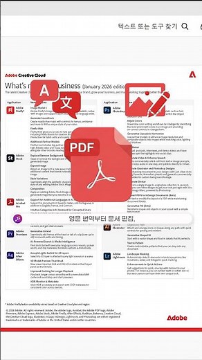 PDF 영문 번역부터 문서 편집, 아직도 다른 툴 쓰세요? #Adobe Acrobat Studio #Adobe Express