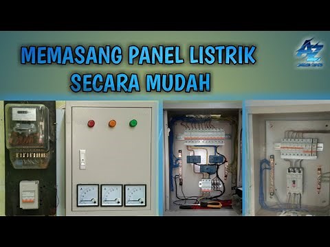 CARA MEMASANG PANEL LISTRIK DI RUMAH / INSTALASI LISTRIK GEDUNG SKALA KECIL