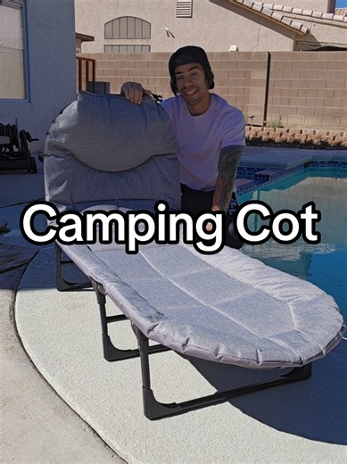 Why a Camping Cot is Better than a Pool Chair