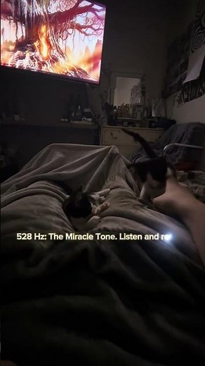 528 Hz Miracle Tone🌿Manifest Positive Energy (Listen for 60 Seconds) #positivevibes #528hz #shorts