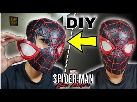 How to Make Your Own Miles Morales Spider-Man Mask
