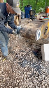 1K views · 428 reactions | Bushing removal and installation on a komatsu PC360 stick. #WeldEverythingBetter #tradesman #metalfabricator #mobilewelding #craftsman #heavyequipment | John Johnson | Facebook