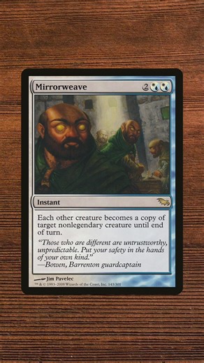 Exploring Mirrorweave: The Versatile MTG Commander Card