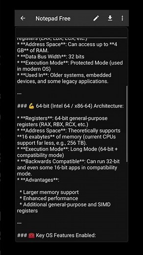 Intel 32-bit vs 64-bit Architecture Explained | OS & Computer Architecture Deep Dive