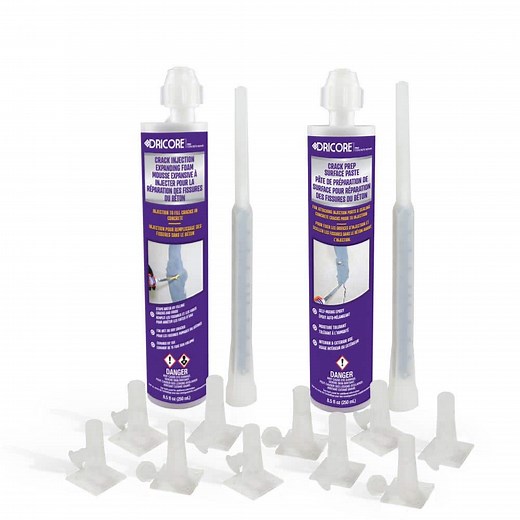 Reviews for DRICORE Concrete Repair Crack Injection Kit | Pg 1 - The Home Depot