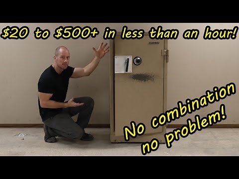 Rebuilding a damaged Meilink commercial bank safe with a lost combination.