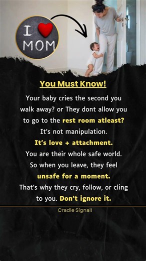 You must Know! #parentingtips #babybehavior #cradlesignal